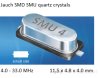Кварцевые резонаторы Jauch 6,0 МГц | SMD в металлическом корпусе HC-49SM