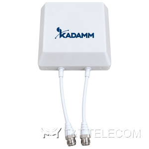 KADAMM APW515812 — направленная антенна Wi-Fi 5150–5850 МГц, 12 дБи, 2 порта