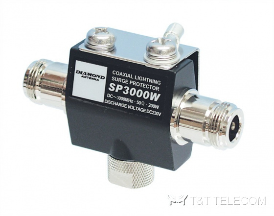 Грозоразрядник SP3000W Diamond 3000 МГц 200 W, разъемы N типа, влагозащита