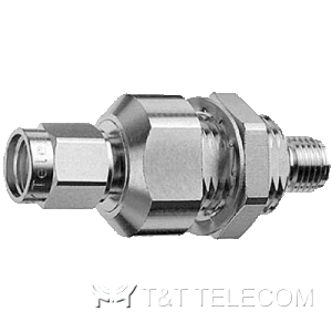Грозоразрядник J01158A0001 Telegartner 6000 МГц 150-250 V, разъемы SMA male-SMA ffemale