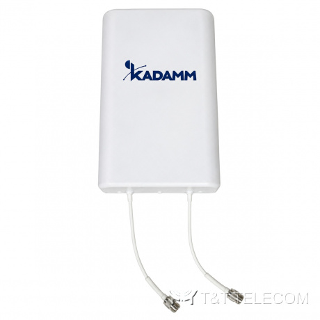 KADAMM AP-707938X77M02 — внутренняя направленная антенна 698–960 / 1710–2700 / 3300–3800 МГц, 7 дБи, 2 порта