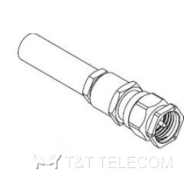 Разъем 901-155-12 Amphenol | SMA male, прямая зажимная вилка для кабельной группы RG-174, RG-316, 50 Ом