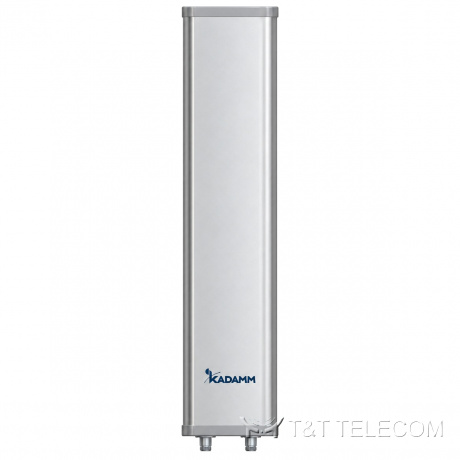 KADAMM APW2465DP18 — внешняя секторная антенна Wi-Fi 2400–2500 МГц, 18 дБи, 2 порта