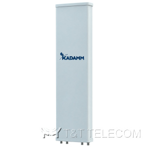 KADAMM K802182018 — двухдиапазонная секторная антенна 2×1710–2170 МГц, 17,8 дБи, 4 порта, RET