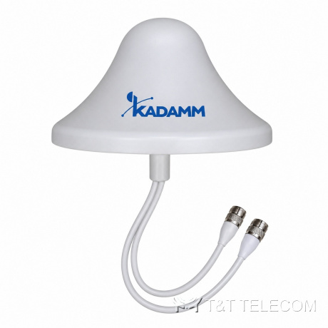 KADAMM I-ATO4-698/2700M-2 — потолочная антенна 4G/5G MIMO 698–2700 МГц, 3,5 дБи