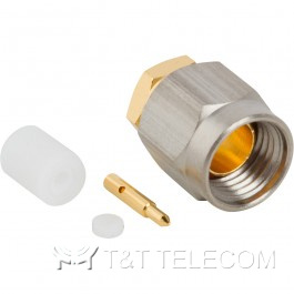 Разъем 132248 Amphenol | SMA male, вилка прямая под кабель 0.085”