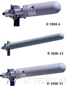 PROCOM R 1800-6, R 1800-11, R 1800-15 базовые антенны Yagi для диапазона 1800 МГц, усиление 6/11/15 dBd, 42/62/130 см