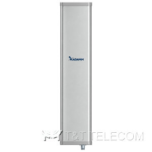 KADAMM APW2465VP17 — внешняя секторная антенна Wi-Fi 2400–2500 МГц, 17 дБи, 1 порт