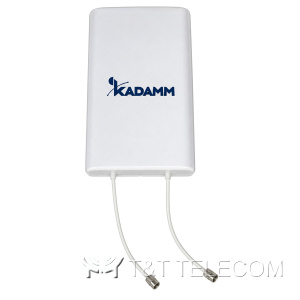 KADAMM I-ATP5-6927M12 — внутренняя направленная антенна 698–2700 МГц, 7 дБи, 2 порта
