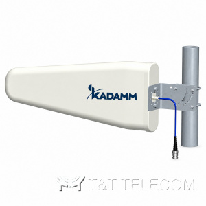 KADAMM ALP-0660V10KB — логопериодическая антенна 617–960 / 1695–2700 / 3300–4200 / 4800–6000 МГц, 10,5 дБи, 1 порт