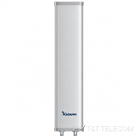 KADAMM APW2465VH15 — внешняя секторная антенна Wi-Fi 2400–2500 МГц, 15 дБи, 2 порта