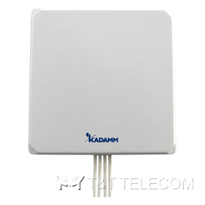 KADAMM APW24708-2 — трёхдиапазонная внешняя секторная антенна Wi-Fi 2400–2500 / 5150–5950 / 6000–7125 МГц, 8 дБи