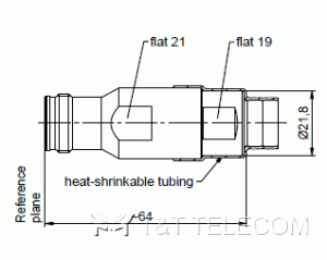 Разъем BN 431089 Spinner || 4.3-10 female для коаксиального кабеля 1/2" серии CAF