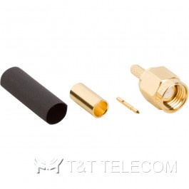 Разъем 901-10025-RFX	Amphenol | SMA male, прямая обжимная штепсельная вилка для кабельной группы RD-316, 50 Ом