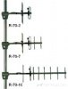 PROCOM R 70-3/..., R 70-7/..., R 70- 10/... - направленные антенны Yagi 390-470 МГц, усиление 3/7/10 dBd, 65/90/140 см