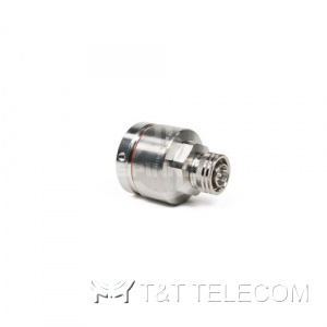 Разъем BN 431126 Spinner || 4.3-10 male угловой для коаксиального кабеля 1 1/4" серии Multifit | Крепление защёлкой (Push Pull)
