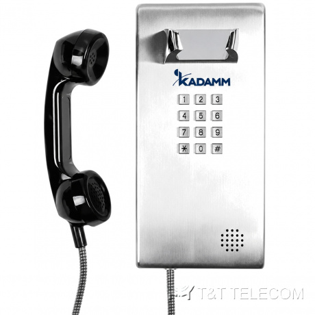 Компактный антивандальный IP-телефон KADAMM ТЛ4030-IP (TALK-4030-IP), нержавеющая сталь