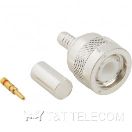Разъем 031-4452 Amphenol | TNС male, вилка прямая обжимная под кабель RG-142, RG-400