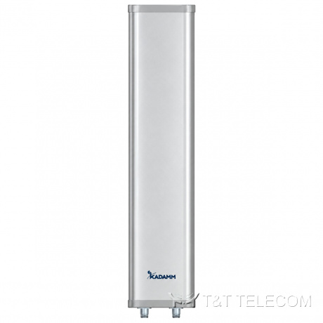 KADAMM APW2490VH16 — внешняя секторная антенна Wi-Fi 2400–2500 МГц, 16 дБи, 2 порта