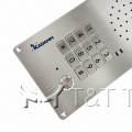 Врезной IP-телефон громкой связи KADAMM ТЛ6301-IP (TALK-6301-IP), нержавеющая сталь