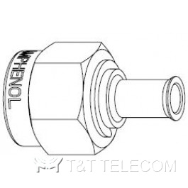 Разъем 901-9805-HP Amphenol | SMA male, вилка прямая под кабель 0.086”