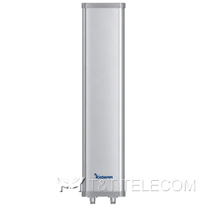 KADAMM APW2465DP17 — внешняя секторная антенна Wi-Fi 2400–2500 МГц, 17 дБи, 2 порта