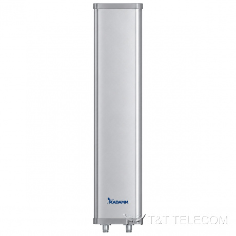 KADAMM APW2465DP17 — внешняя секторная антенна Wi-Fi 2400–2500 МГц, 17 дБи, 2 порта