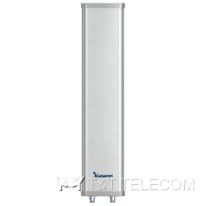 KADAMM APW2465VH18 — внешняя секторная антенна Wi-Fi 2400–2500 МГц, 18 дБи, 2 порта