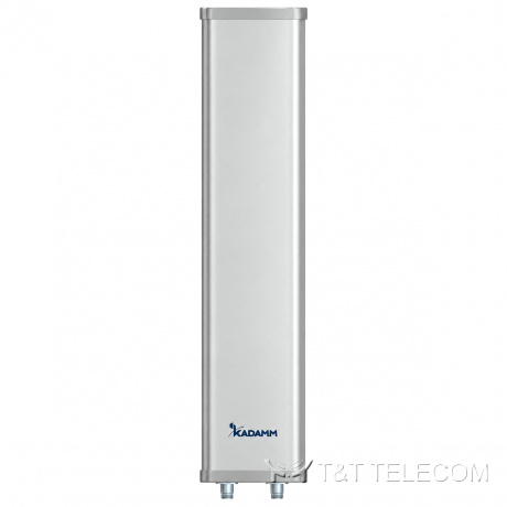 KADAMM APW2465VH18 — внешняя секторная антенна Wi-Fi 2400–2500 МГц, 18 дБи, 2 порта