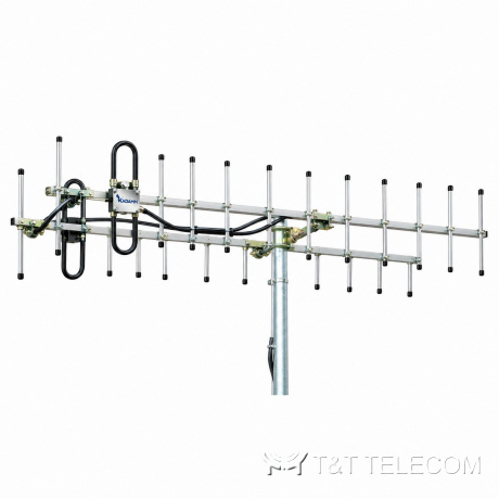 KADAMM ADY-400-49-0E — директорная антенна (Яги) 400–490 МГц, 14,7 дБи, 1 порт