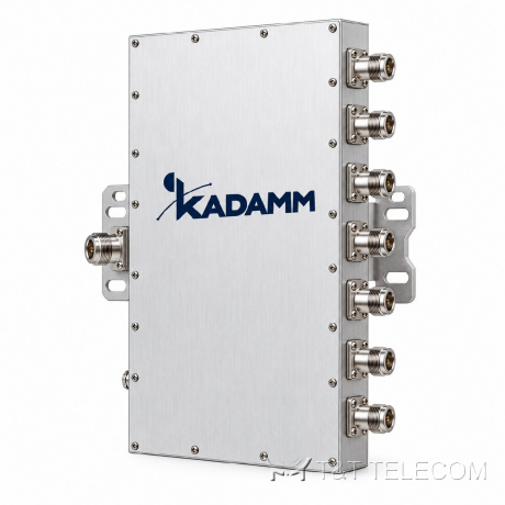Фильтр-комбайнер семидиапазонный KADAMM КМ-7-01 — 600–803 / 880–960 / 1710–1880 / 1920–2170 / 2300–2400 / 2500–2690 / 3300–3800 МГц