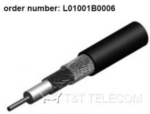 Коаксиальный кабель RG 400 (L01001B0006) Telegärtner с двойным экраном 50 Ом | Термостойкий, диаметр 4.95 мм