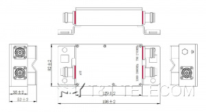 Диплексер KADAMM МП-2-800+3500 — 790–2690 / 3300–3800 МГц