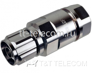 Разъем NM-LCF12-C02 N male - вилка прямая для коаксиального кабеля 1/2" | Серия OMNI FIT™ Standard, 6 ГГц