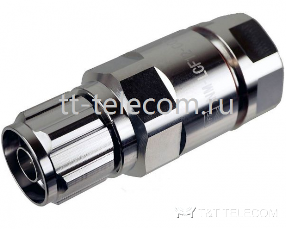 Разъем NM-LCF12-C02 N male - вилка прямая для коаксиального кабеля 1/2" | Серия OMNI FIT™ Standard, 6 ГГц