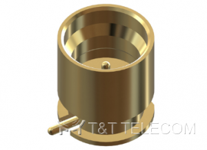 Разъем 81_SMP-S50-0-L1/111_NE Huber+Suhner | SMP male, вилка угловая для печатных плат