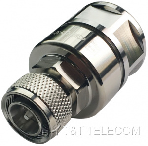 43MH-LCF78-C03 Разъем 4.3‑10 Male Hand‑Screw для фидерного кабеля 7/8" | Серия OMNI FIT Standard, крепление ручной закруткой, 6 ГГц