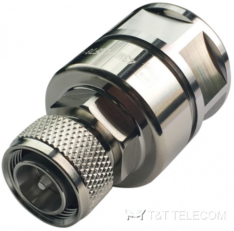 43MH-LCF78-C03 Разъем 4.3‑10 Male Hand‑Screw для фидерного кабеля 7/8" | Серия OMNI FIT Standard, крепление ручной закруткой, 6 ГГц