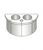 Втулка для ввода 2-х кабелей и 1-го кабеля GSR 2x7/8”+1x1/2”