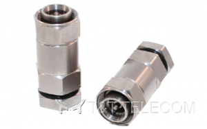 43M-SCF12-D01 Разъем 4.3‑10 Male для супергибкого фидерного кабеля 1/2" | Серия OMNI FIT Premium, 6 ГГц