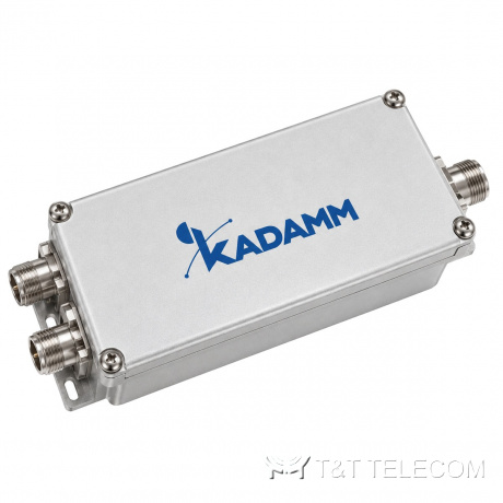 Фильтр-комбайнер двухдиапазонный KADAMM КМ-2-13 — 80–520 / 698–2700 МГц