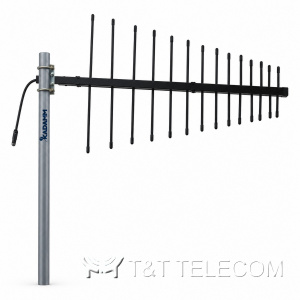 KADAMM ALP-0305V11KB — логопериодическая антенна 380–500 МГц, 11 дБи, 1 порт