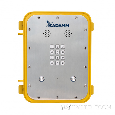 Промышленный IP-телефон KADAMM ТЛ6306-IP (TALK-6306-IP) с SOS-кнопкой и опцией рупора 25 Вт