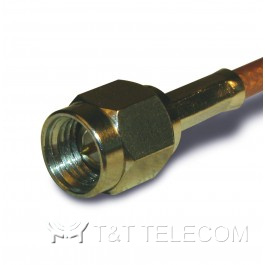 Разъем 901-9877-RFX Amphenol | SMA male, прямая обжимная вилка для кабельной группы RG-174, RG-188, RG-316, 50 Ом