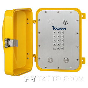 Всепогодный IP-телефон громкой связи KADAMM ТЛ6305-IP (TALK-6305-IP) с дверцей, IP67