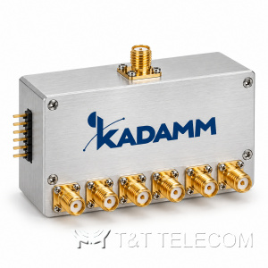 Серия переключателей СВЧ KADAMM ПП-SP6T — 100 МГц – 20 ГГц, соединители SMA, 40 моделей