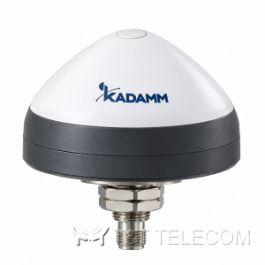KADAMM GNSS-RTK-L12-40T — высокоточная антенна ГНСС L1/L2, GPS/ГЛОНАСС/BeiDou/Galileo, МШУ 40 дБ, TNC, IP67