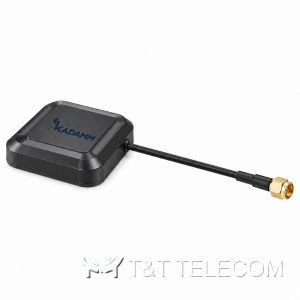 KADAMM GNSS-RTK-L12-28M — высокоточная антенна ГНСС L1/L2 на магните, МШУ 28 дБ, кабель RG174, SMA, IP66