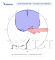 KADAMM K861176R41 — комбинированная антенна TDD + FDD 698–3800 МГц, 7 систем излучателей, 16,5 дБи, 20 портов + калибровочный, RET