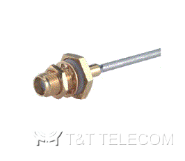 Разъем 24_SMA-50-2-15/111_NH Huber+Suhner | Розетка приборно-кабельная с шестигранным фланцем и креплением под гайку | Кабельная группа 0.086"